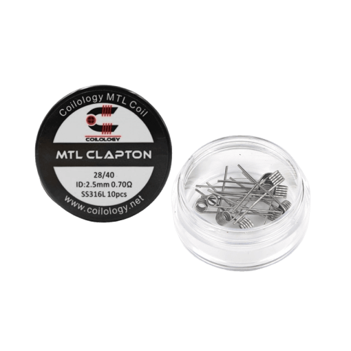 MTL Clapton Coil ~0.7ohm SS316L 2.5mm 10pcs