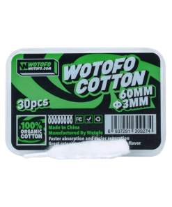 Wotofo 3mm Organic Cotton 30pcs