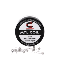 MTL SS316L ~0.9ohm 2.5mm 10pcs