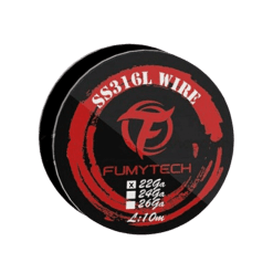 SS316L 22AWG (0.65MM) 10m - Fumytech