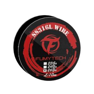SS316L 26AWG (0.4MM) 10m - Fumytech