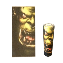 Warcraft Orc Plastic Wrap for 18650