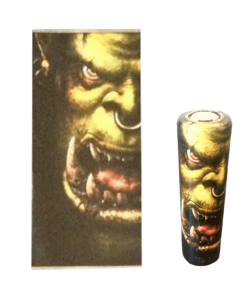 Warcraft Orc Plastic Wrap for 18650