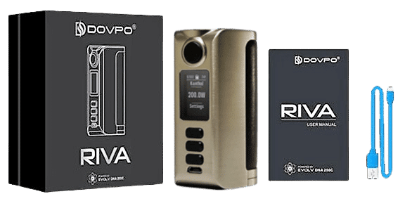 Riva DNA 250C Mod Silver Vintage Brown Pack