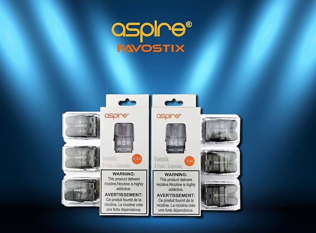 Aspire Favostix Kit 3ml Mesh Pods Banner