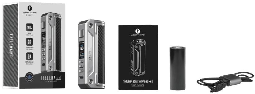 Lost Vape Thelema Solo 100W Mod Pack