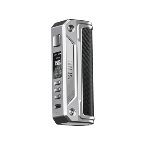 Lost Vape Thelema Solo 100W Mod Silver Carbon Fiber