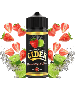 Strawberry & Lime Cider 100ml for 120ml