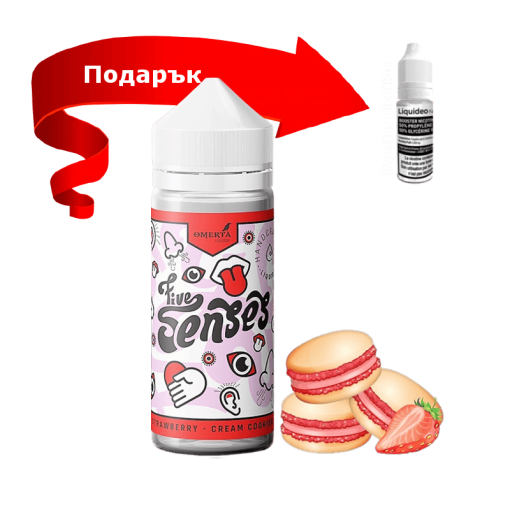 5 Senses Strawberry Cream Cookies 30ml for 120ml