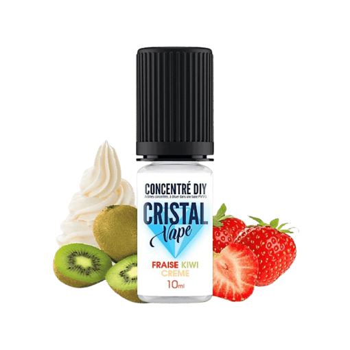 Strawberry Kiwi Cream 10ml by Cristal Vape