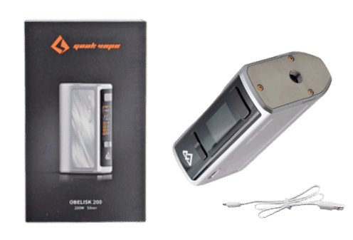 Geekvape Obelisk 200w Mod Silver Pack