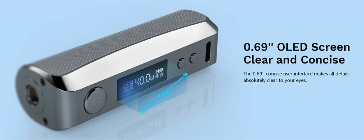 Vaporesso GTX One 40W 2000mAh Mod Black Banner