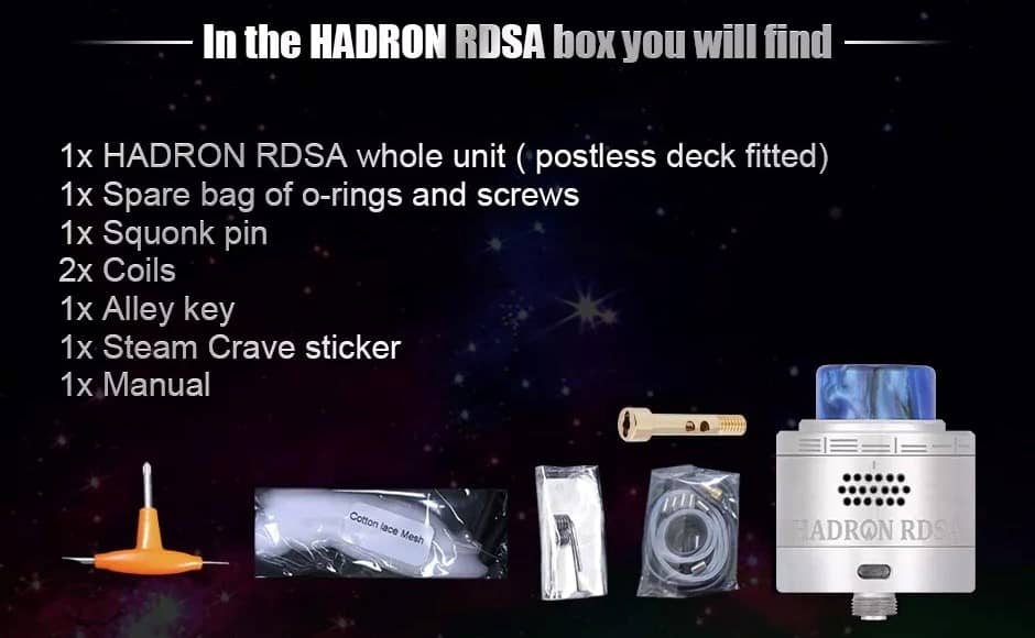 Steam Crave - Hadron RDSA Pack