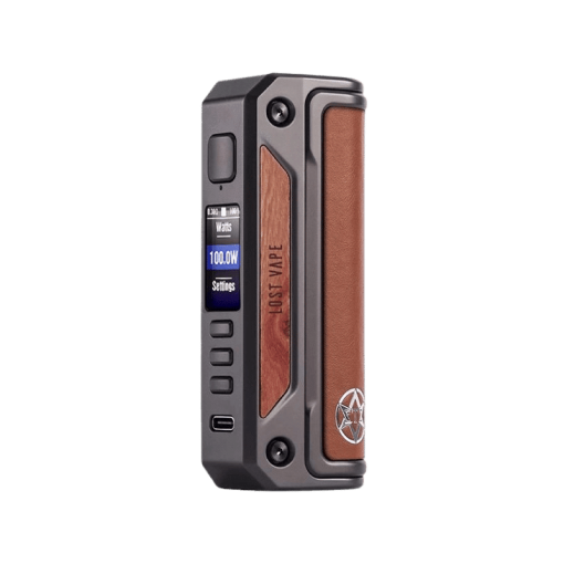 Lost Vape Thelema Solo DNA 100C Gunmetal Calf Leather