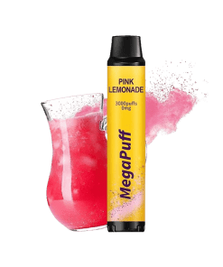 MegaPuff Pink Lemonade 650mAh 8ml 0mg 3000 Puff