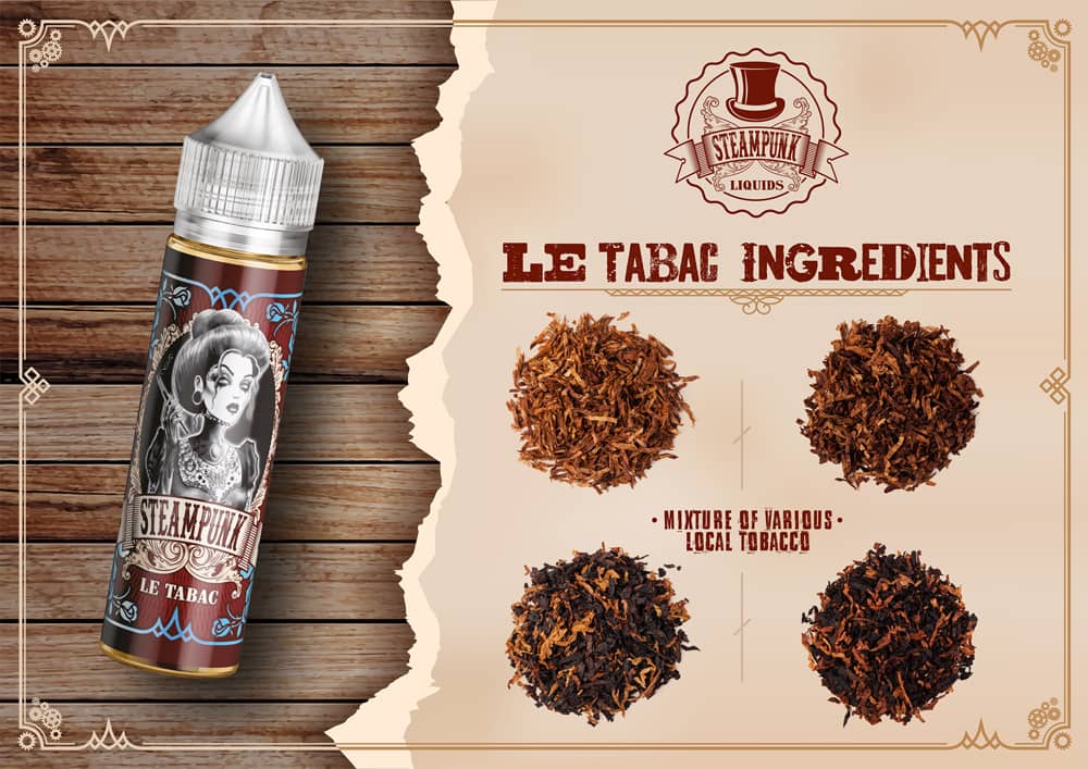 Steampunk Le Tabac 20ml for 60ml Banner