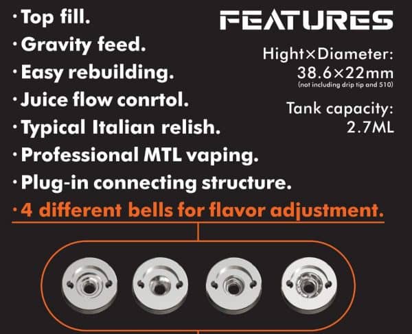 BP Mods LABS MTL RTA Bells Settings