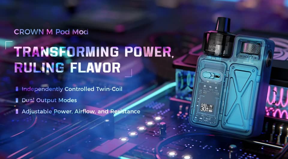 Uwell Crown M Pod Kit Power