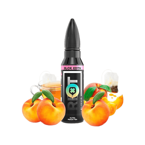 Riot Squad Black Edition Ultra Peach Tea 50ml for 60ml
