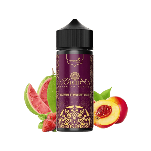 Bisha Nectarine Strawberry Guava 30ml for 120ml