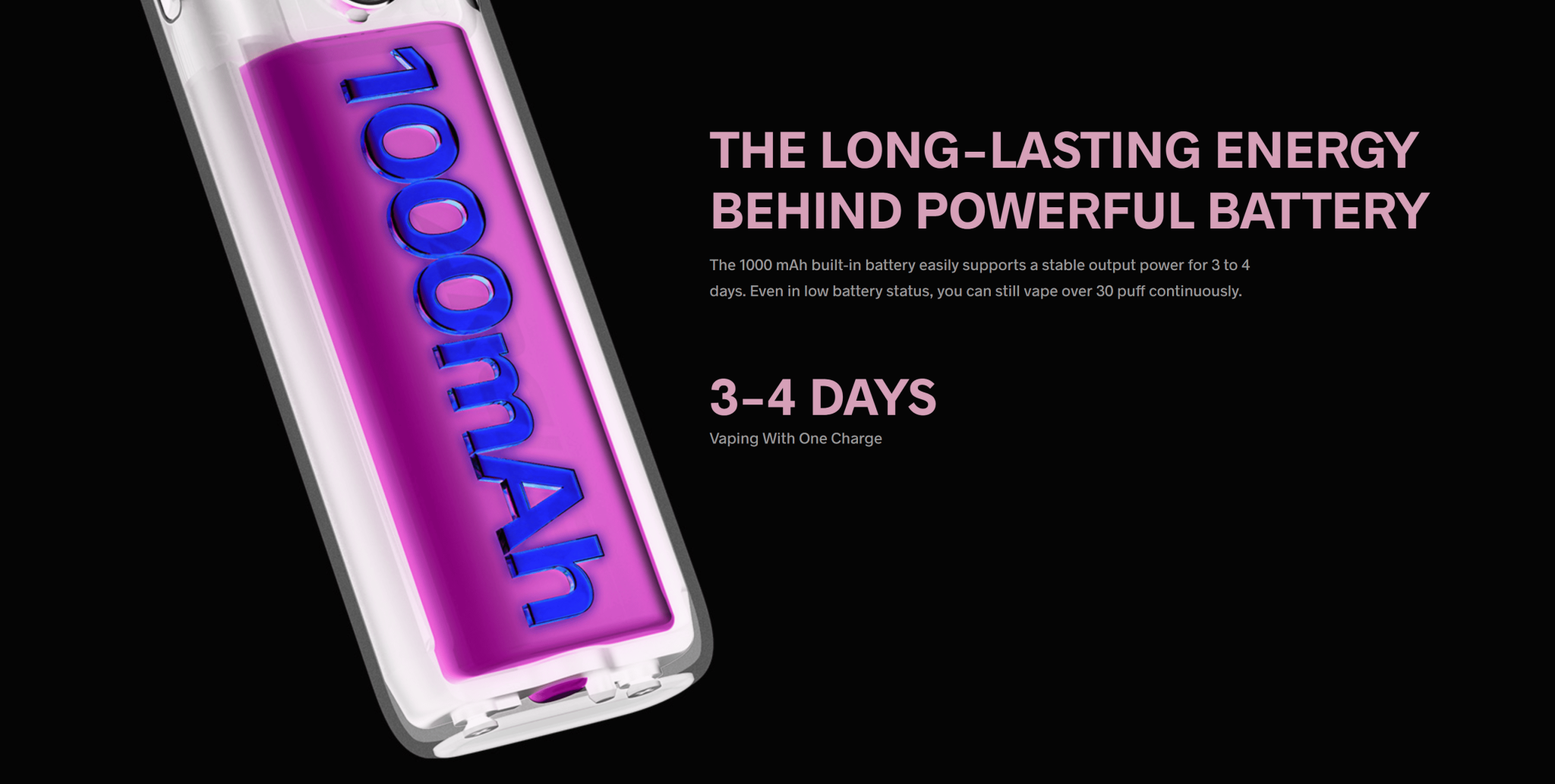 Voopoo Argus G Pod Kit 1000mAh Banner003