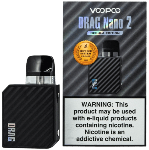 Voopoo Drag Nano 2 Nebula Edition Obsidian Black Packege