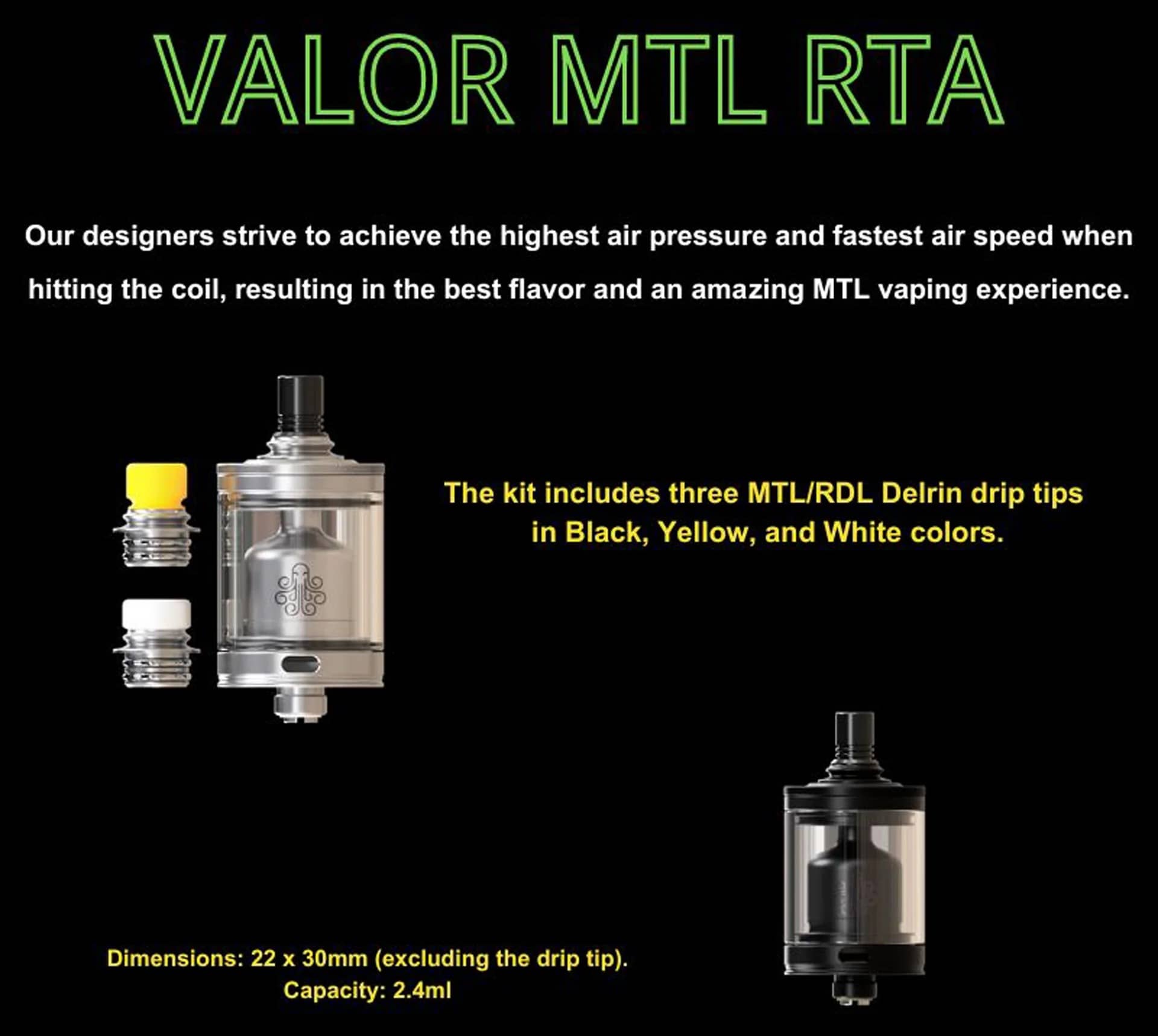 Cthulhu Valor MTL RTA 2.4ml 22mm Banner1