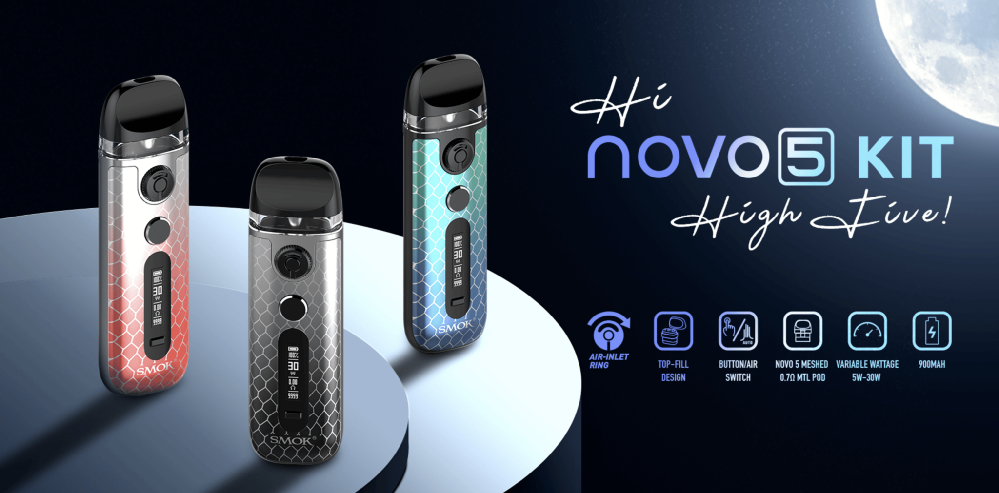 Smok Novo 5 Pod Kit Banner1