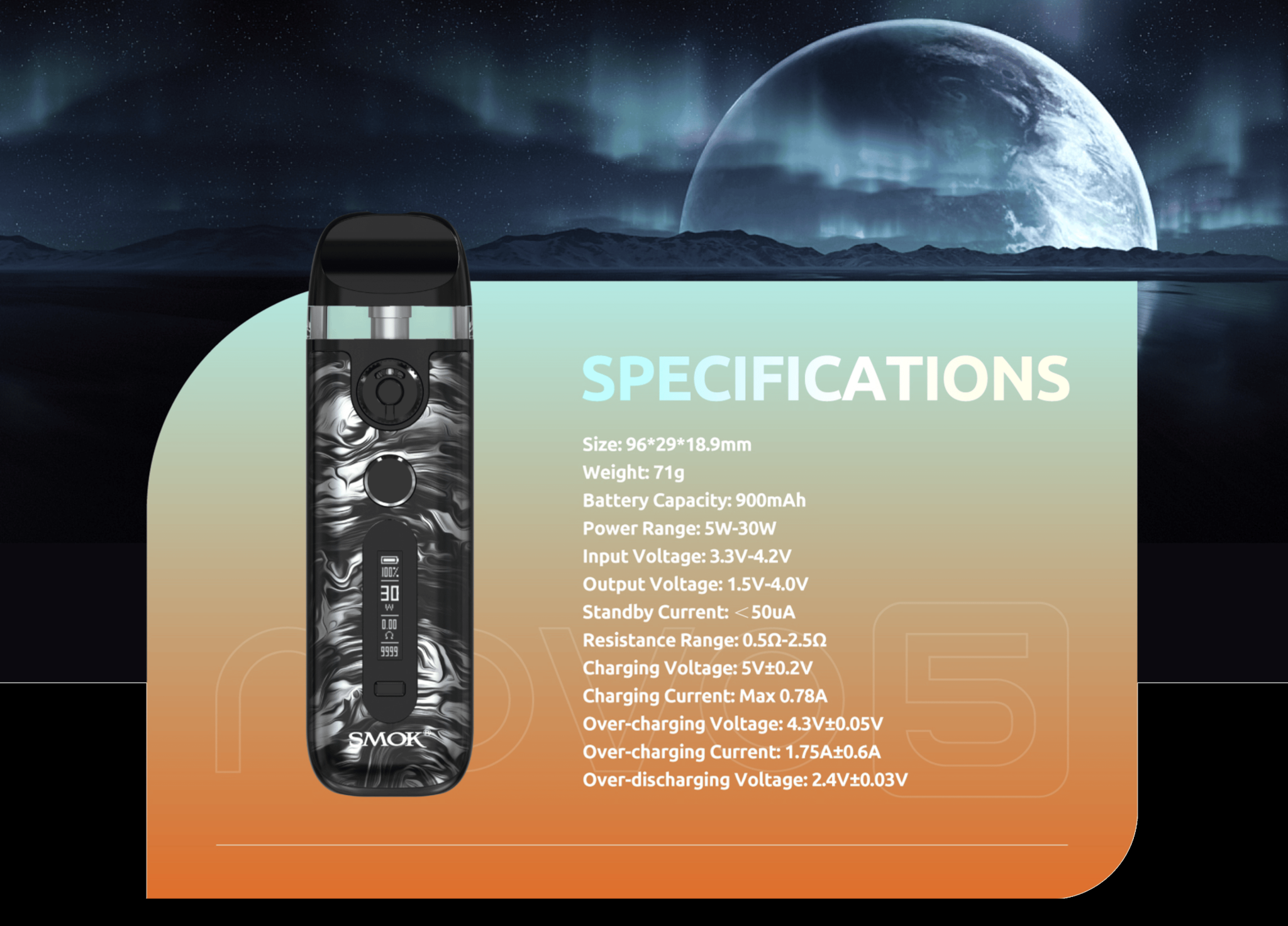 Smok Novo 5 Pod Kit Banner2