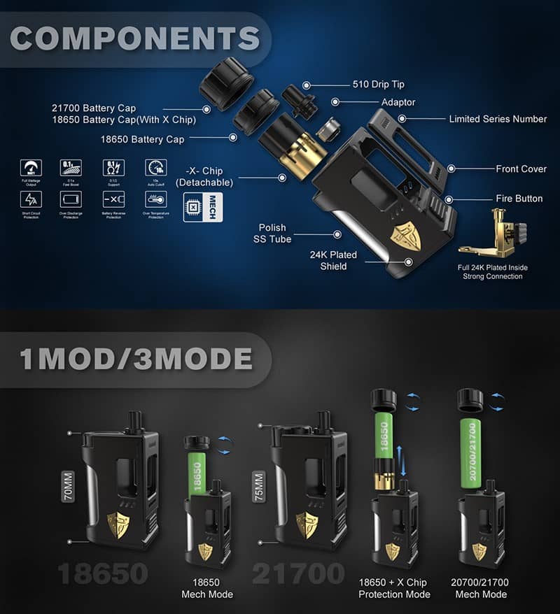 Tauren Mech Chip 2 in 1 Boro Mod AIO Limited Edition Banner2