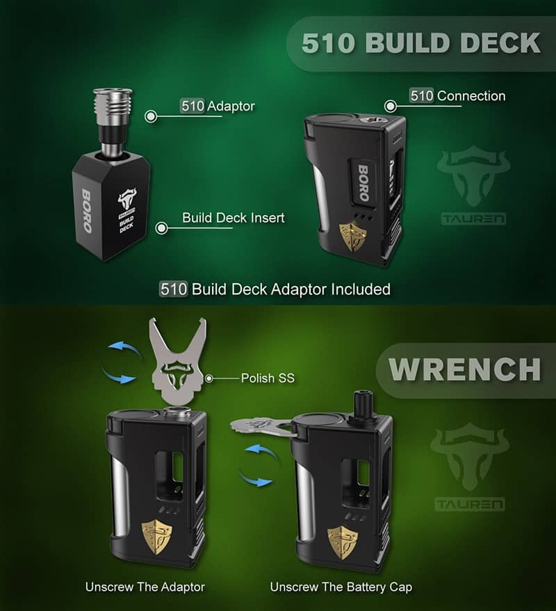 Tauren Mech Chip 2 in 1 Boro Mod AIO Limited Edition Banner3