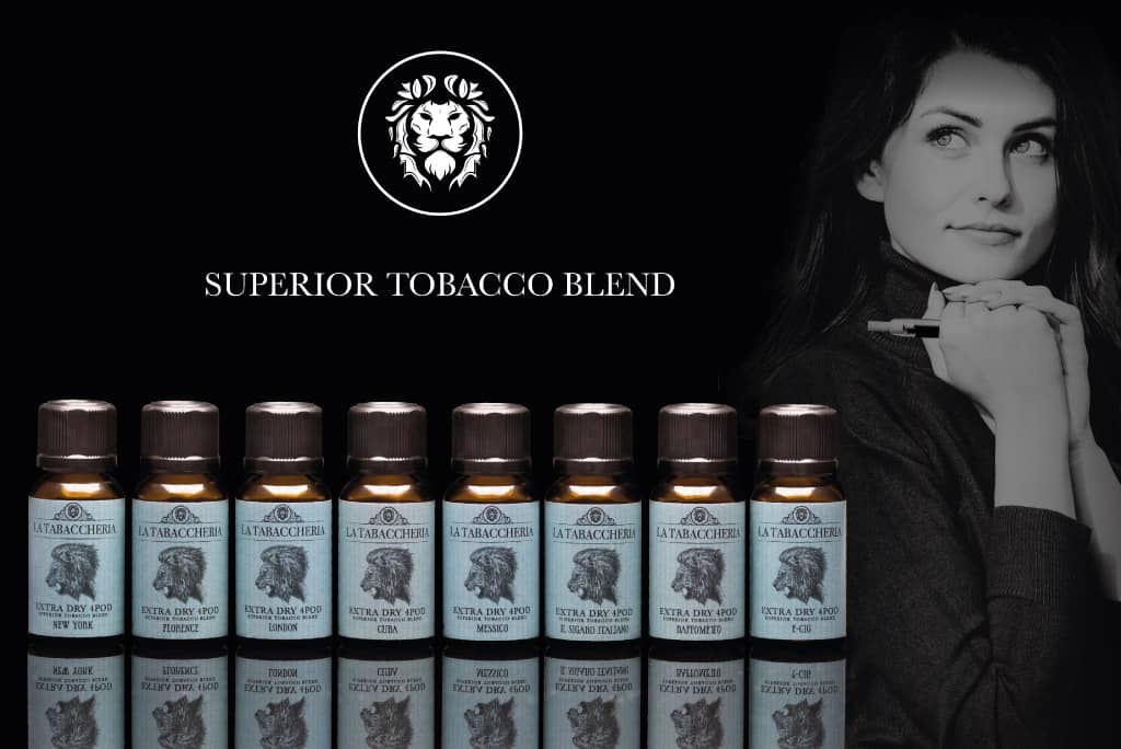 La Tabaccheria Superior Tobacco Blend Extra Dry 4POD Banner