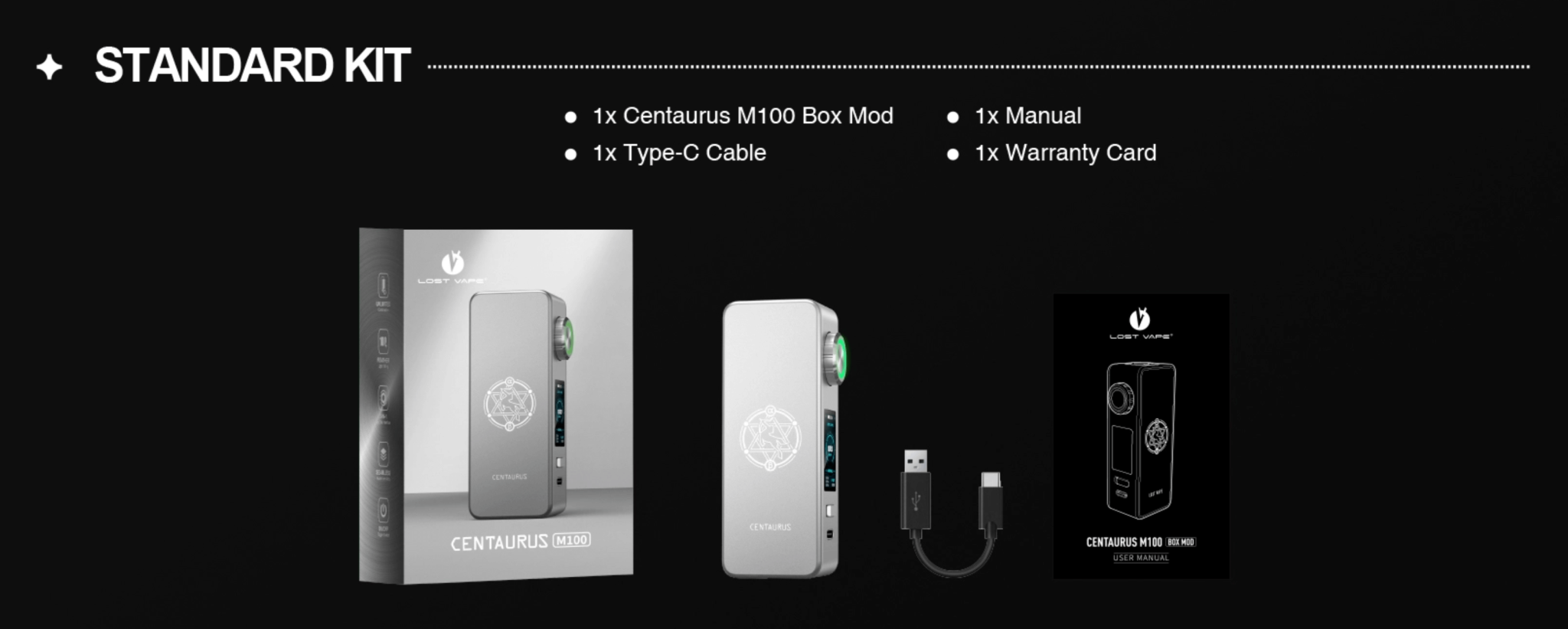 Lost Vape Centaurus M100 Box Banner9