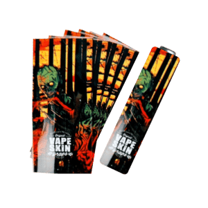 Angry Zombie Apocalypse Plastic Wrap for 21700