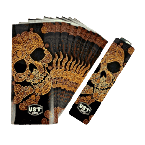 VST Steampunk Skull Plastic Wrap for 18650