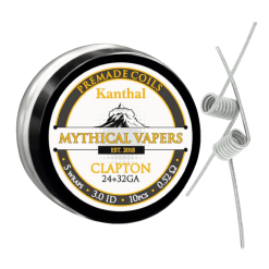 Mythical Vapers Kanthal Clapton Coils (24+32GA) Ø3.0mm ~0.52 10pcs