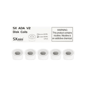 SXmini ADA v2 1.0Ω SS316L Disk Coils