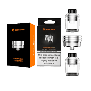 Geekvape 2x E100 Pods + 510 Adapter Tank Kit Silver