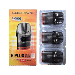 Lost Vape E-Plus Dual Mesh Pod Cartridge 3ml 0.3Ω
