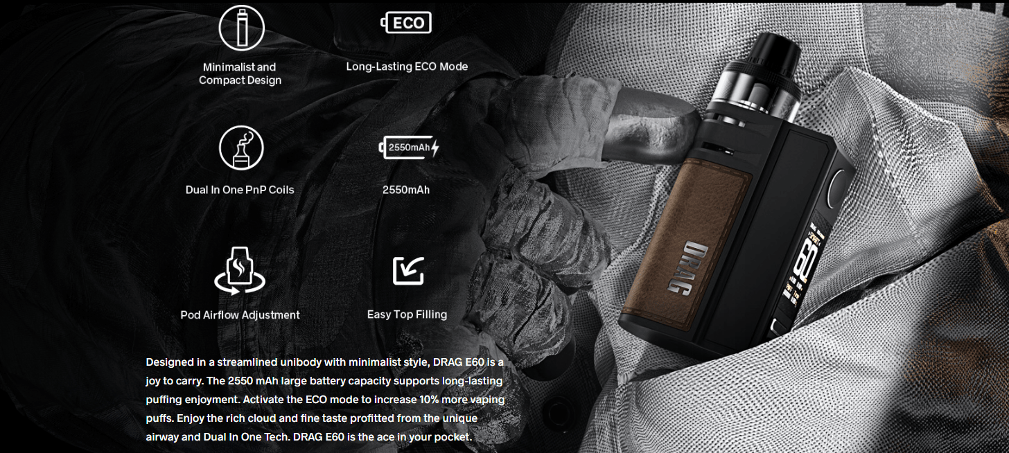 Voopoo DRAG E60 Kit Banner3