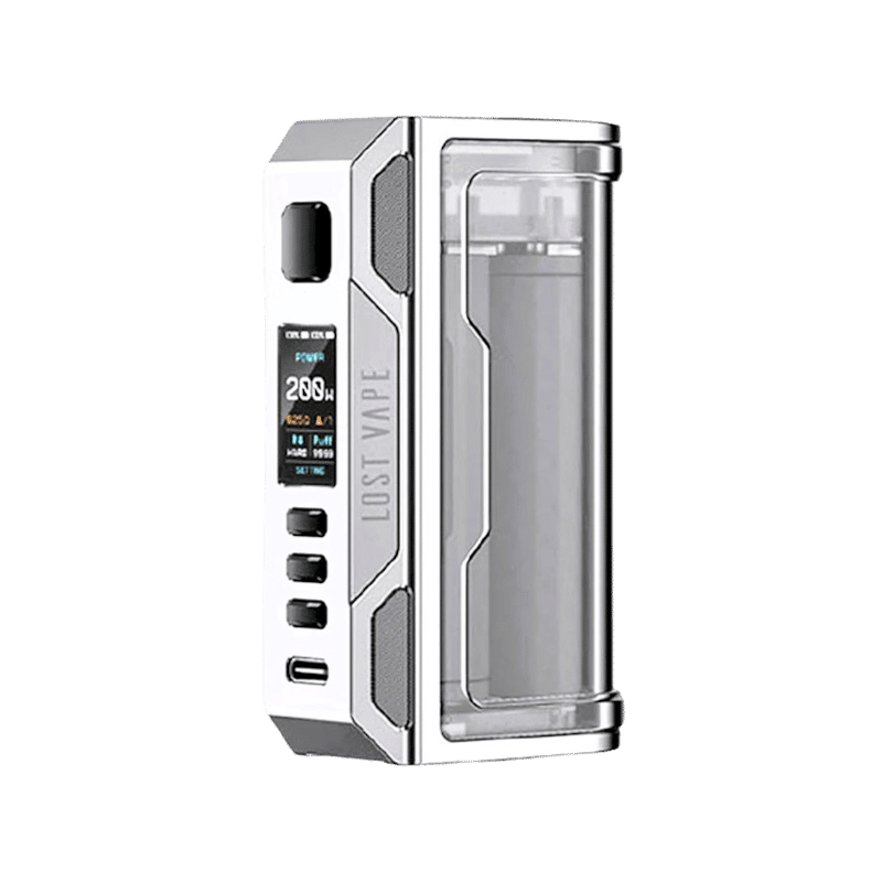 Lost Vape Thelema Quest 200W Mod Silver Clear