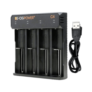 E-Cig Power C4 USB Type C LED Battery Charger