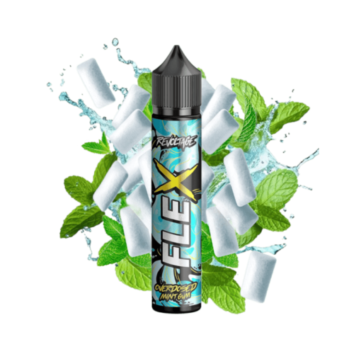 Flex Overdosed Mint Gum 10ml for 75ml by Revoltage