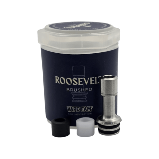 Roosevelt SS Brushed Drip Tip by Centenary Mods