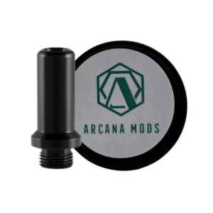 Arcana Slim Drip Tip Black POM by Arcana Mods
