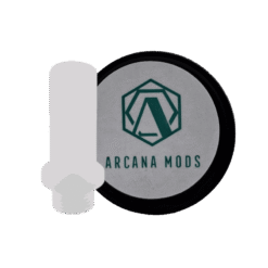 Arcana Slim Drip Tip White POM by Arcana Mods