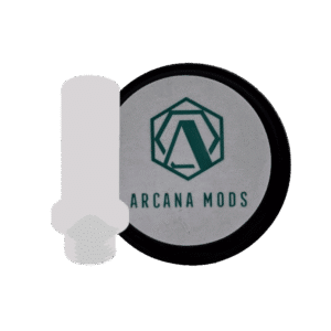 Arcana Slim Drip Tip White POM by Arcana Mods
