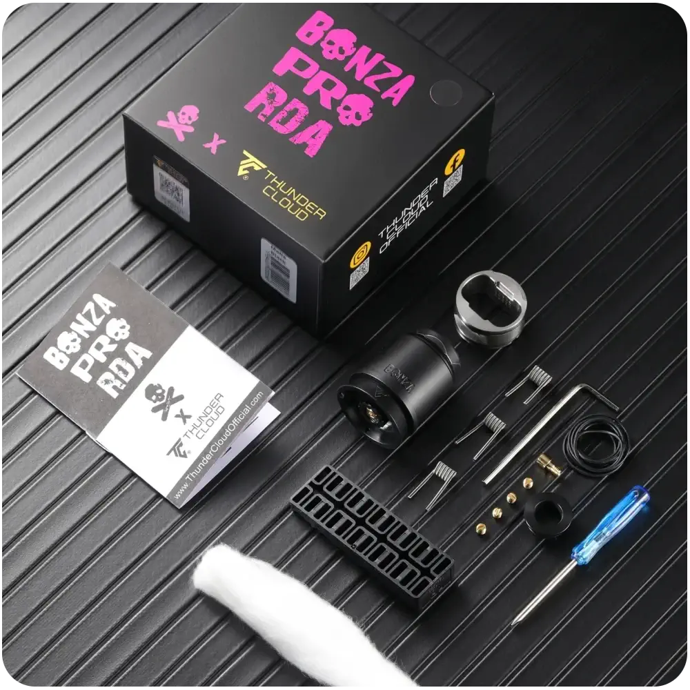 Bonza Pro RDA 26.5mm by Thunder Cloud & Vaping Bogan Banner8