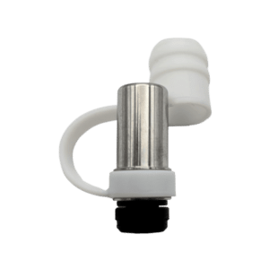 Drip Tip + Silicone Anti Dust Top Cap Silver