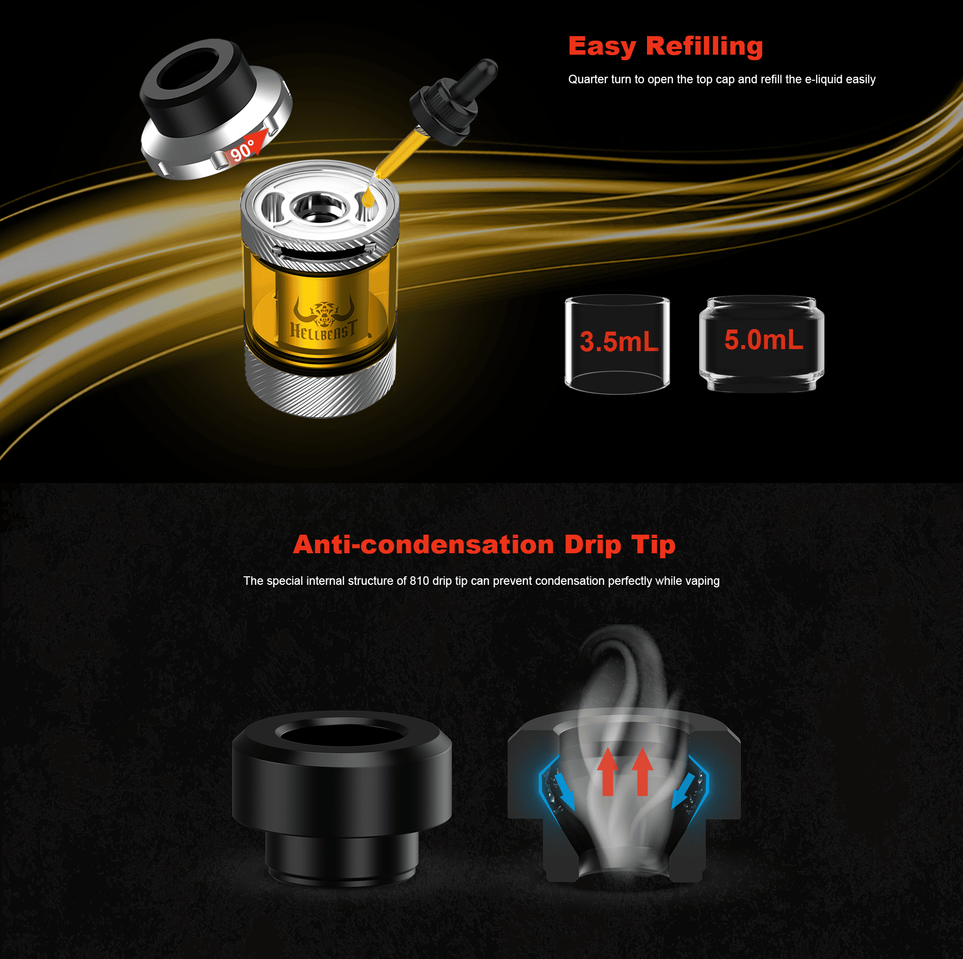 Hellvape Hellbeast 2 Subohm Tank 3.5ml & 5ml Banner5